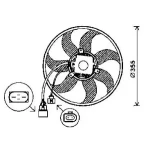 ORIS Fan Motoru – FVW25600F / OEM 1K0959455DT