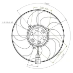 ORIS Fan Motoru – FVW601000 / OEM 1K0959455DH