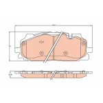 TRW Ön Fren Balatası – GDB2158 / OEM 8W0698151BD