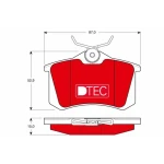 TRW Arka Fren Balatası – GDB823DTE