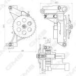 GMB Yağ Pompası – GOAS-63A / OEM 06A115105B