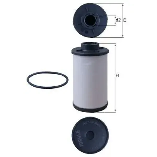 Mahle Şanzıman Filtresi – HX132D / OEM 02E305051B