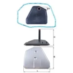 Mahle Şanzıman Filtresi – HX164D / OEM 09L325429