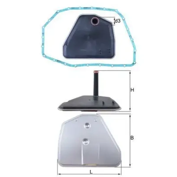 Mahle Şanzıman Filtresi – HX164D / OEM 09L325429