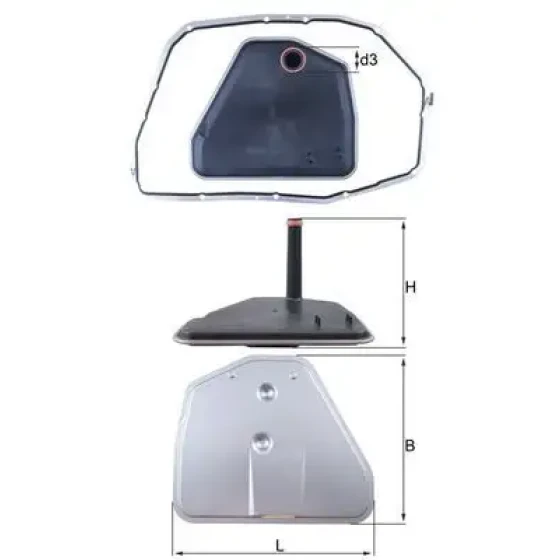 Mahle Şanzıman Filtresi – HX164D1 / OEM 09L325429 ürün görseli