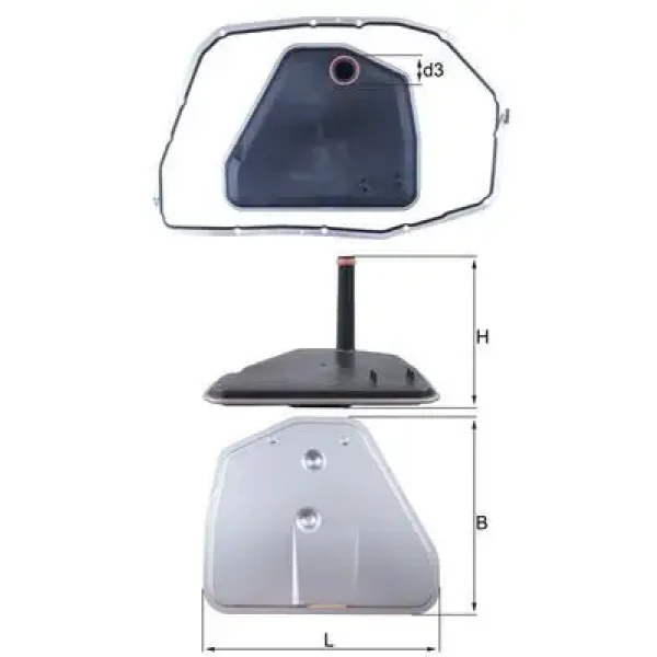 Mahle Şanzıman Filtresi – HX164D1 / OEM 09L325429