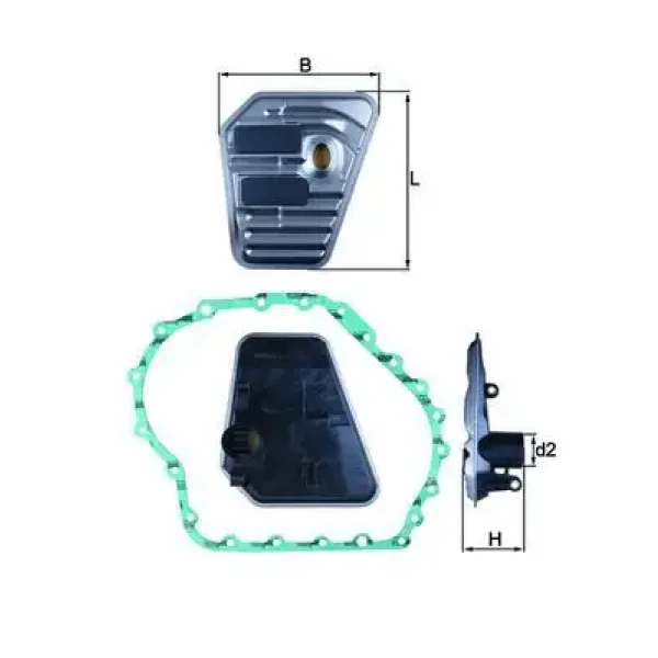 Mahle Şanzıman Filtresi – HX167D / OEM 01J301517D