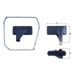 Mahle Şanzıman Filtresi – HX185D / OEM 0B5325429E