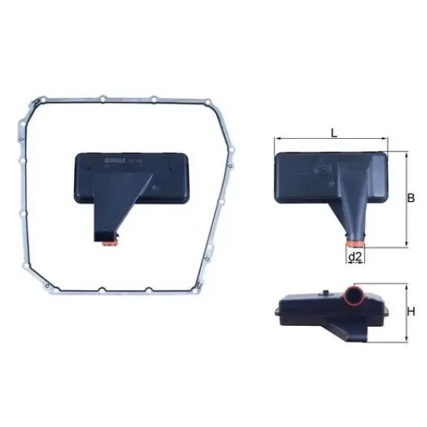 Mahle Şanzıman Filtresi – HX185D / OEM 0B5325429E