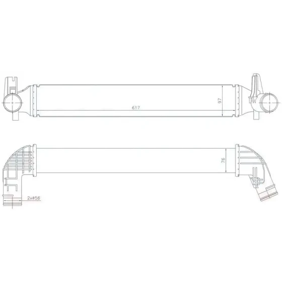 ORIS Turbo Radyatörü – IVW503076 / OEM 6R0145805F ürün görseli