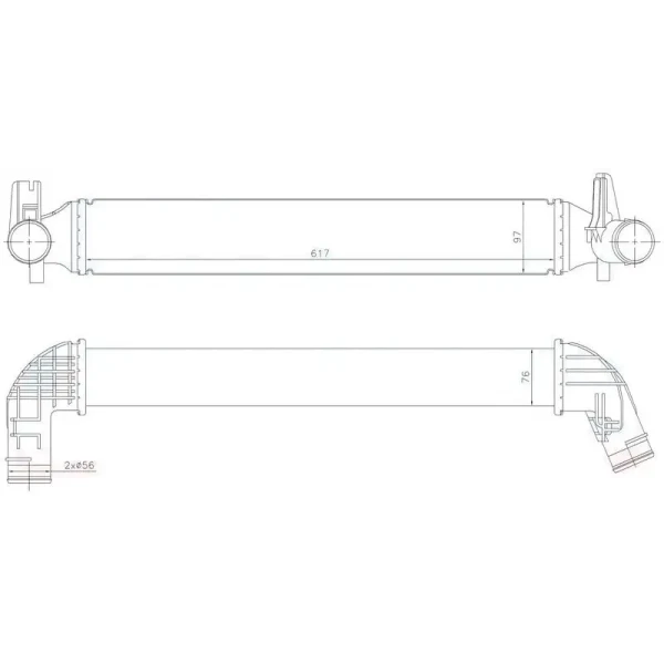 ORIS Turbo Radyatörü – IVW503076 / OEM 6R0145805F