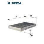 Filtron Polen Filtresi (Karbonlu) – K1032A / OEM 4B0819439