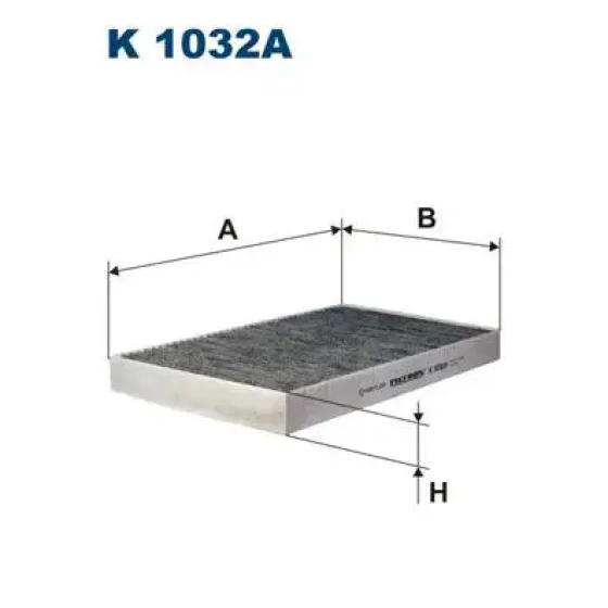 Filtron Polen Filtresi (Karbonlu) – K1032A / OEM 4B0819439 ürün görseli