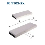 Filtron Polen Filtresi – K1162-2X / OEM 4F0898438