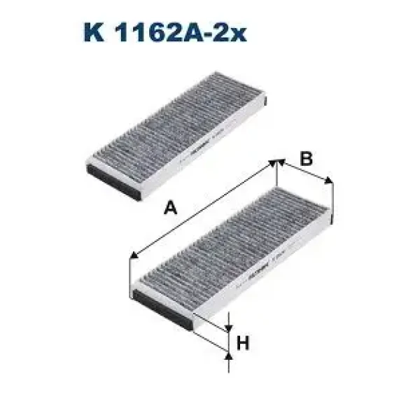 Filtron Polen Filtresi (Karbonlu) – K1162A-2X / OEM 4F0819439A