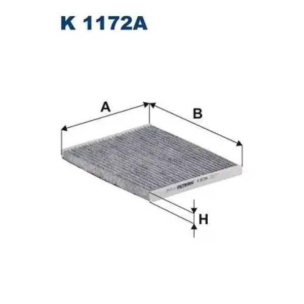 Filtron Polen Filtresi (Karbonlu) – K1172A / OEM 77365764