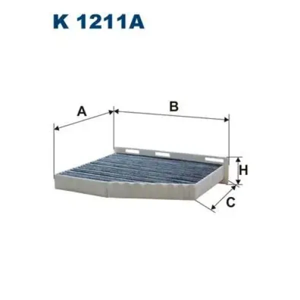 Filtron Polen Filtresi (Karbonlu) – K1211A / OEM 1K2819653A