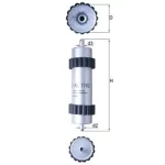 Mahle Yakıt Filtresi – KL1102 / OEM 4G0127401