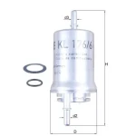 Mahle Yakıt Filtresi – KL176/6D / OEM 6Q0201511