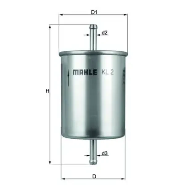 Mahle Yakıt Filtresi – KL2 / OEM 021104653A