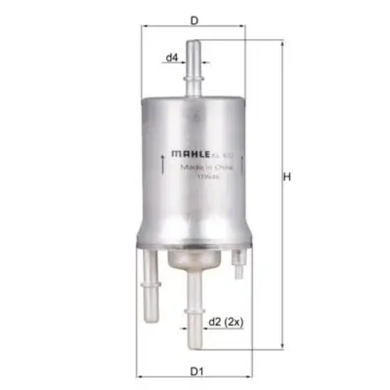 Mahle Yakıt Filtresi – KL572 / OEM 1K0201051C ürün görseli