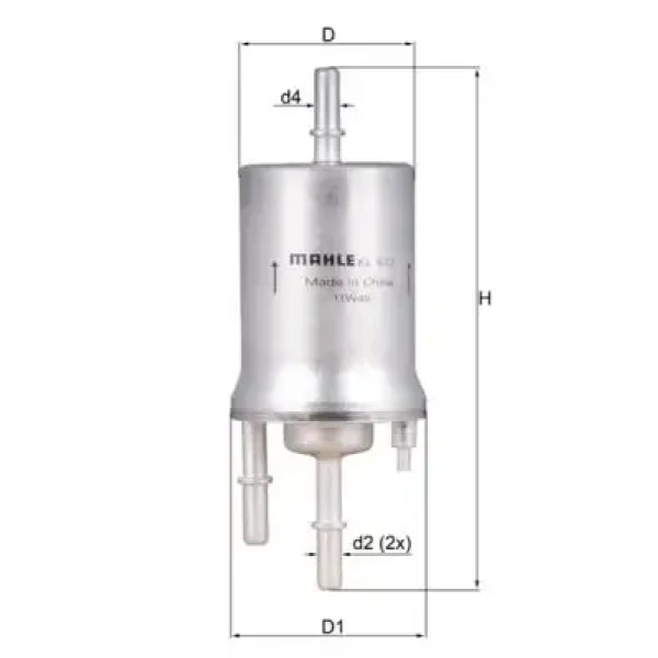 Mahle Yakıt Filtresi – KL572 / OEM 1K0201051C