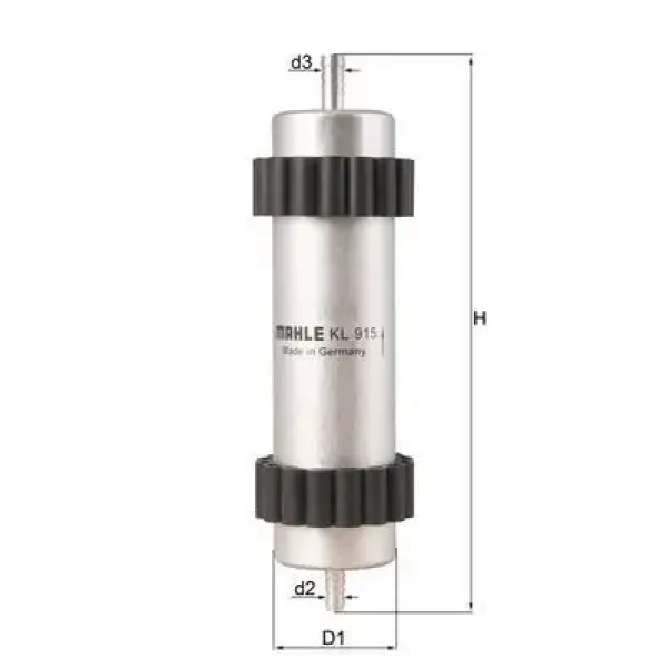 Mahle Yakıt Filtresi – KL915 / OEM 4G0127400C