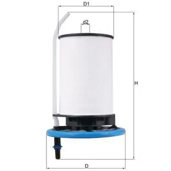 Mahle Yakıt Filtresi – KX398 / OEM 0077366607 ürün görseli