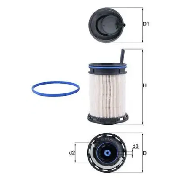 Mahle Yakıt Filtresi – KX494D / OEM 4M0127177E