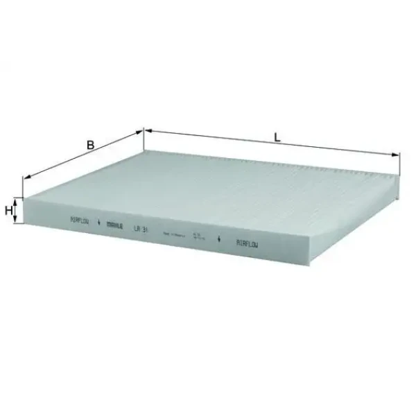 Mahle Polen Filtresi – LA31 / OEM 1H0091700