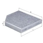 Mahle Polen Filtresi (Karbonlu) – LAK386 / OEM 8K0819439C