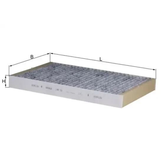 Mahle Polen Filtresi (Karbonlu) – LAK93 / OEM 4B0819439B ürün görseli