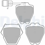 Delphi Ön Fren Balatası – LP1633 / OEM 4D0698151L