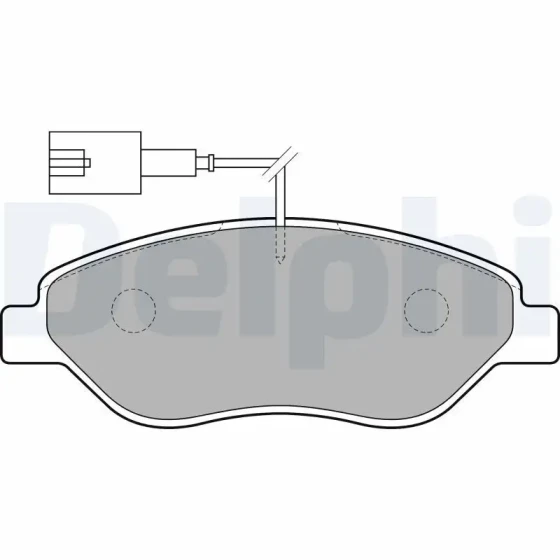 Delphi Ön Fren Balatası – LP1720 / OEM 71770002 ürün görseli