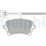 Delphi Arka Fren Balatası – LP1860 / OEM 3D0698451A