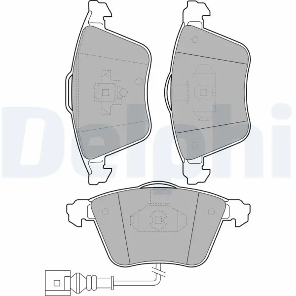 Delphi Ön Fren Balatası – LP1921 / OEM 1K0698151B