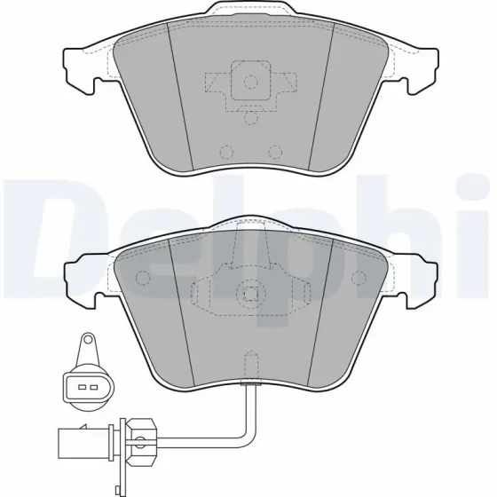 Delphi Ön Fren Balatası – LP1922 / OEM 4E0698151F ürün görseli