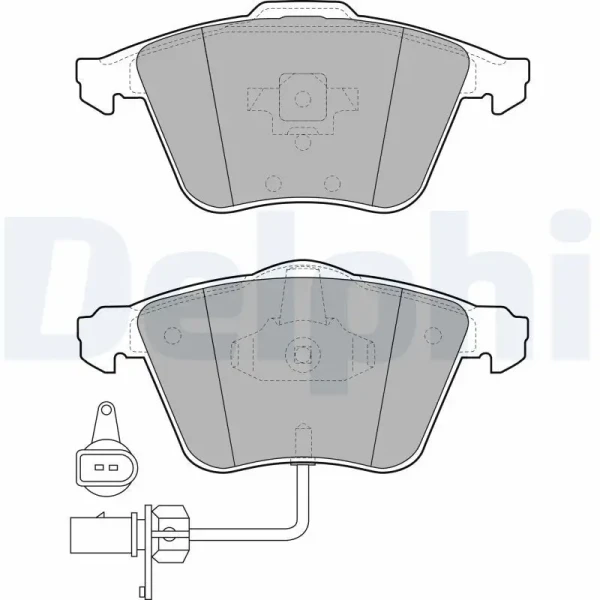 Delphi Ön Fren Balatası – LP1922 / OEM 4E0698151F