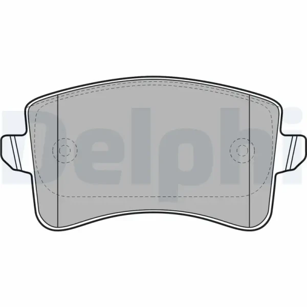 Delphi Arka Fren Balatası – LP2106 / OEM 8K0698451A