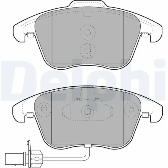 Delphi Ön Fren Balatası – LP2107 / OEM 8K0698151F ürün görseli