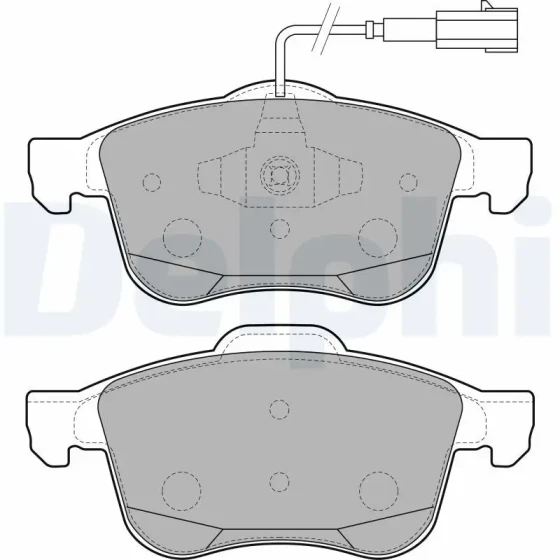 Delphi Ön Fren Balatası – LP2241 / OEM 77367959 ürün görseli
