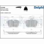 Delphi Arka Fren Balatası – LP2490 / OEM 3Q0698451