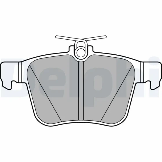 Delphi Arka Fren Balatası – LP2697 / OEM 3Q0698451B ürün görseli