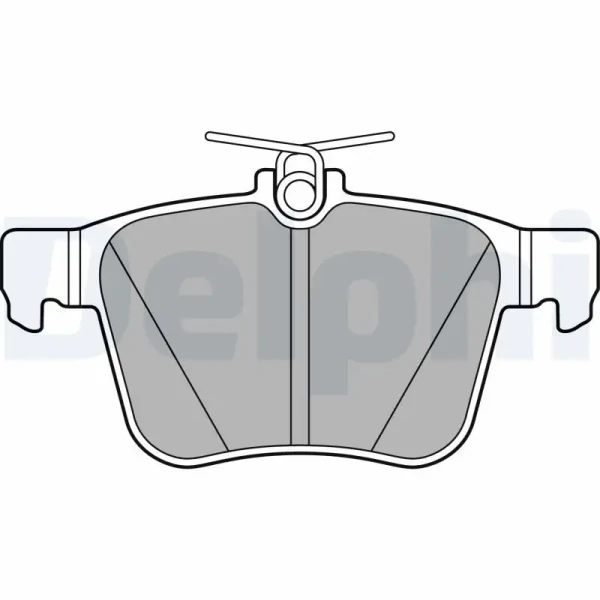 Delphi Arka Fren Balatası – LP2697 / OEM 3Q0698451B