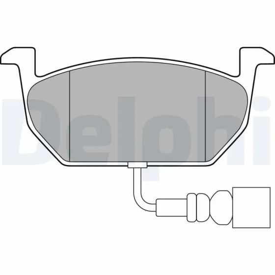 Delphi Ön Fren Balatası – LP3146 / OEM JZW698151AS ürün görseli