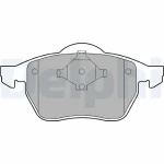 Delphi Ön Fren Balatası – LP978 / OEM 7M0698151