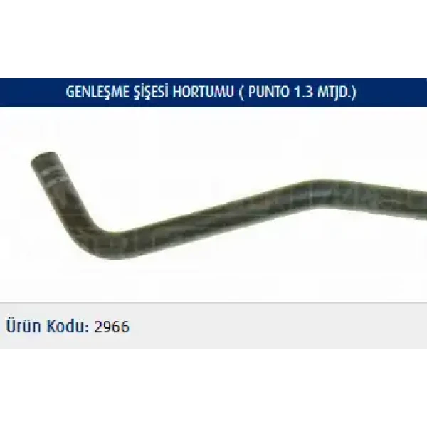 Master Yedek Su Deposu Hortumu – M2966 / OEM 51779542