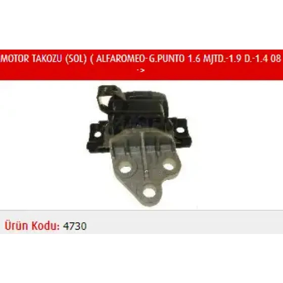 Master Motor Takozu (Sol) – M4730 / OEM 5684209 ürün görseli