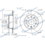Mando Arka Fren Diski – MBC035336 / OEM 1K0615601AB