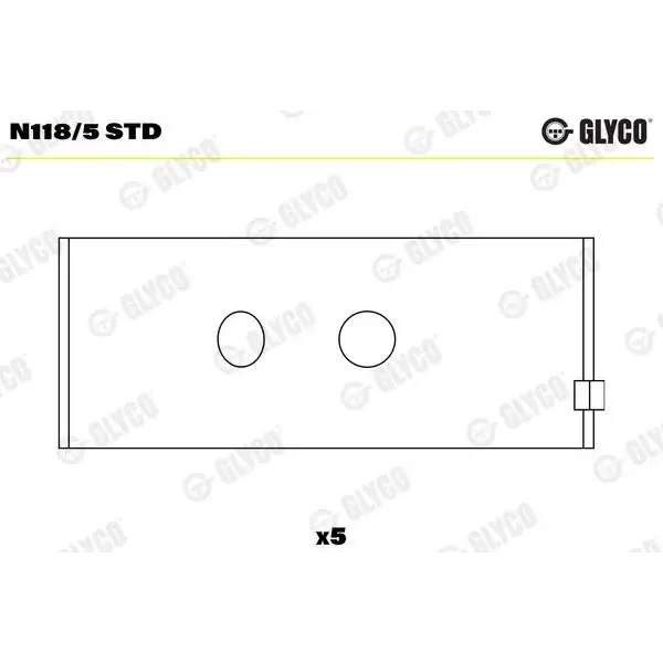 Glyco Eksantrik Yatağı – N118/5-STD / OEM 056103652